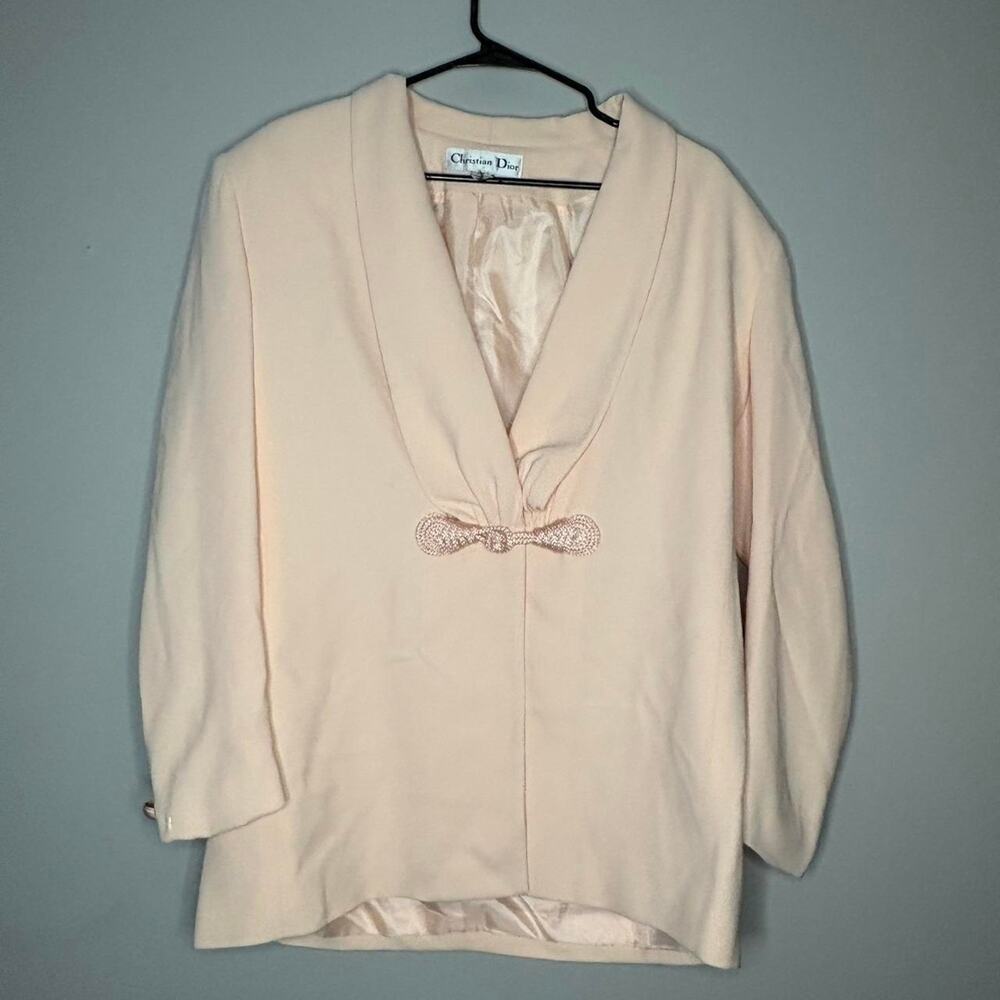 Christian dior peachy pink blazer| Yachet Club | Office Wear | A9
